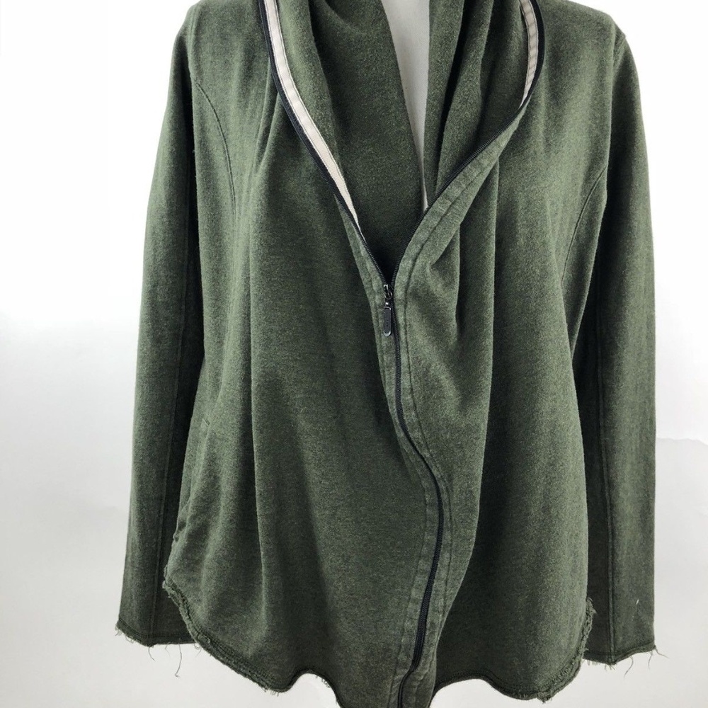 CAbi | Full Zip Hoodie Jacket | Medium | Green